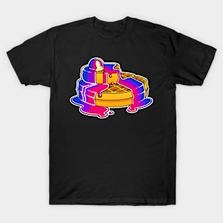 Bi Bisexual Pride Waffles LGBT T-Shirt